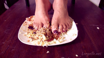 Loryelle Feet in Food My Smelly Feet in your Dinner Foot Fetish